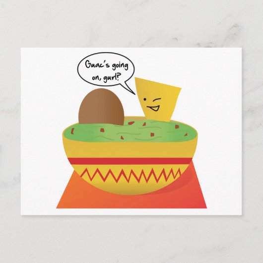Guac Party Briefkaart (Voorkant)
