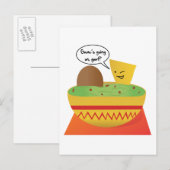 Guac Party Uitnodiging Briefkaart (Voorkant / Achterkant)