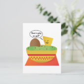 Guac Party Uitnodiging Briefkaart (Staand voorkant)