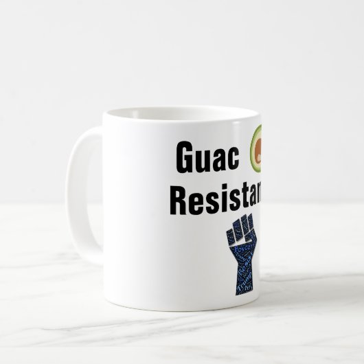 guac resistance coffee Mok (Voorkant links)