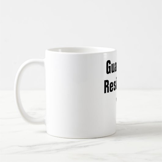 guac resistance coffee Mok (Links)