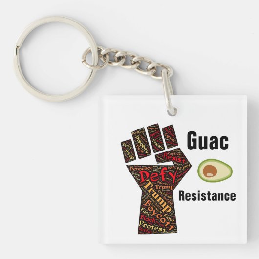 guac resistance Sleutelhanger (voorkant)