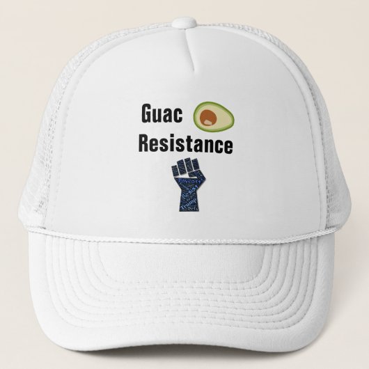 Guac Resistance Trucker Hat Trucker Pet (Voorkant)