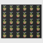 Guac-tarist Funny Avocado Pun Dark BG Cadeaupapier (Vlak)