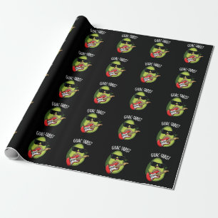 Guac-tarist Funny Avocado Pun Dark BG Cadeaupapier