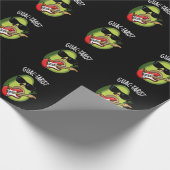 Guac-tarist Funny Avocado Pun Dark BG Cadeaupapier (Hoek)