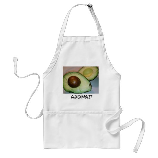 Guacamole/Avocado Photo Apron Standaard Schort (Voorkant)