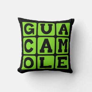 Guacamole, Avocadodip Kussen