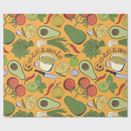 Guacamole Cadeaupapier (Vlak)