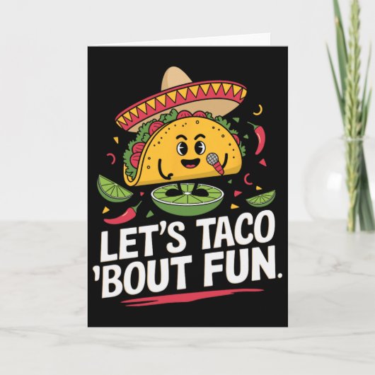 Guacamole Cinco De Mayo Mexicaans Mexico Salsa Fee Kaart (Voorkant)