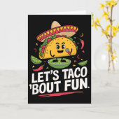 Guacamole Cinco De Mayo Mexicaans Mexico Salsa Fee Kaart (Gele Bloem)