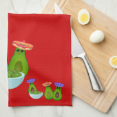 Guacamole Day Theedoek (Quarter Fold)