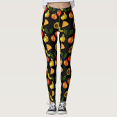 Guacamole en Tortilla Chips Leggings (Voorkant)