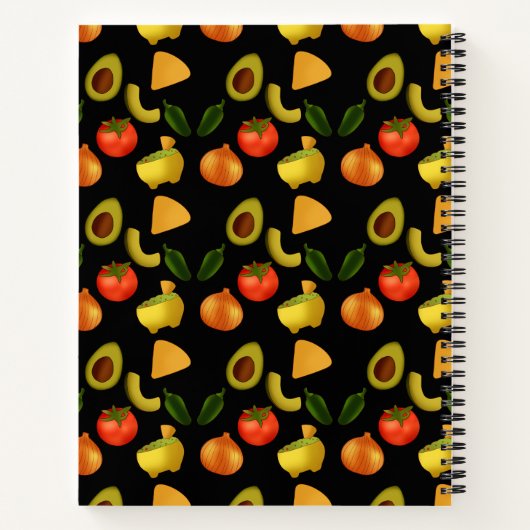 Guacamole en Tortilla Chips Notitieboek (Achterkant)