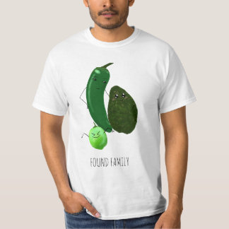 Guacamole Family Meme met Jalapeno Avocado Limoen T-shirt