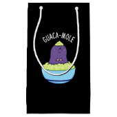 Guacamole Funny Mole in Guacamole dip donker BG Klein Cadeauzakje (Voorkant)