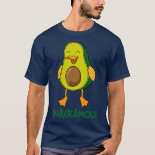 Guacamole Gift Avocado Costume Duck Quackamole T-shirt