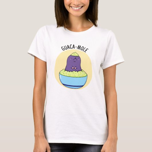 Guacamole Grappige Mol In Guacamole Dip Pun T-shirt (Voorkant)