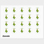 Guacamole Lover Ronde Sticker (Vel)