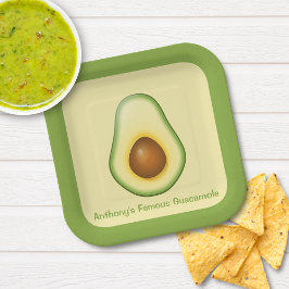 Guacamole Papieren Bordje