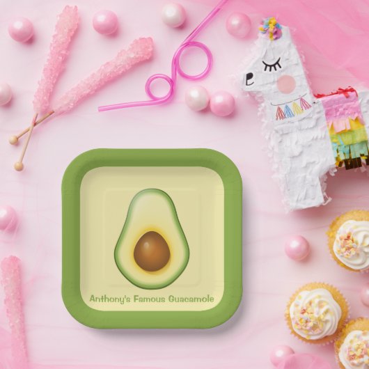 Guacamole Papieren Bordje (Feest)