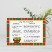 Guacamole Recipe-kaart (Staand voorkant)