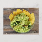 Guacamole Recipe-kaart Briefkaart (Achterkant)