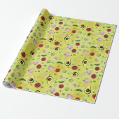 Guacamole Recipe Pattern Gift wrapping Cadeaupapier (Uitgerold)