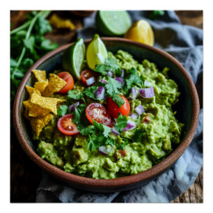 Guacamole Stock Afbeelding Perfect Poster