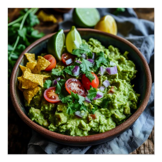 Guacamole Stock Afbeelding Perfect Poster (Voorkant)