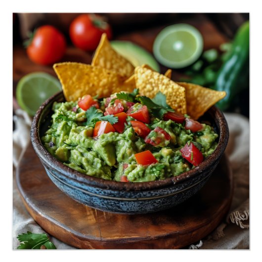 Guacamole Stock Afbeelding Perfect Poster (Voorkant)