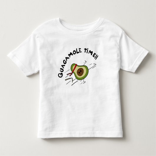 Guacamole-tijd Kinder Shirts (Voorkant)