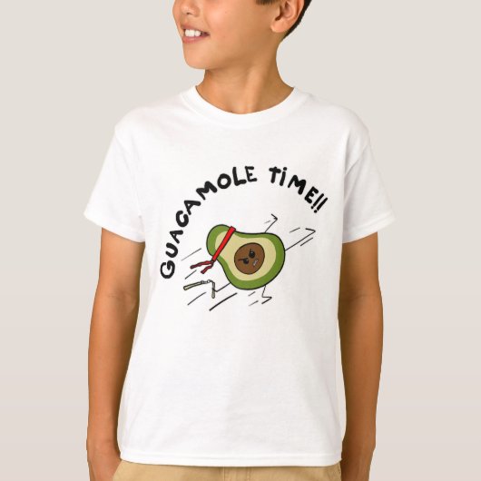 Guacamole-tijd T-shirt (Voorkant)