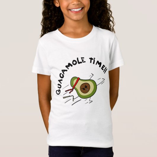 Guacamole-tijd T-shirt (Voorkant)