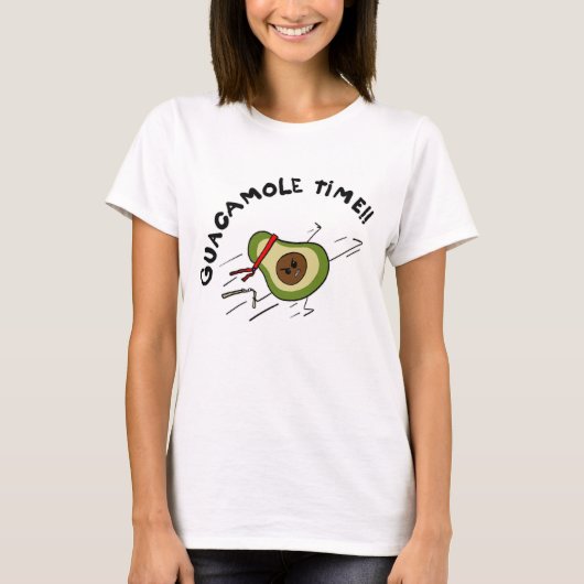 Guacamole-tijd T-shirt (Voorkant)