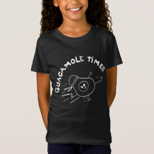 Guacamole tijd witte lijn t-shirt