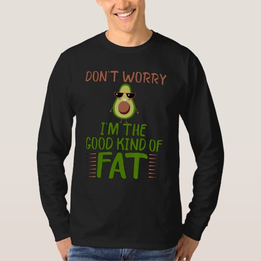 Guacamole Vegan Good Fat Avocado  Keto T-shirt (Voorkant)