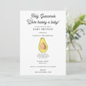 Guacamole, we hebben een Baby shower Kaart (Staand voorkant)