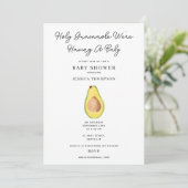 Guacamole, we hebben een Baby shower Kaart (Staand voorkant)
