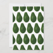 Guacamole, we hebben een Baby shower Kaart (Achterkant)