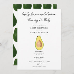 Guacamole, we hebben een Baby shower Kaart