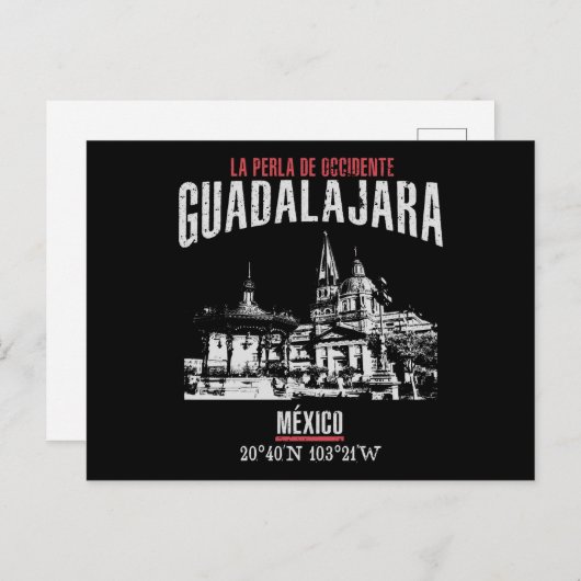 Guadalajara Briefkaart (Voorkant / Achterkant)