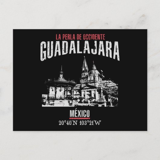 Guadalajara Briefkaart (Voorkant)