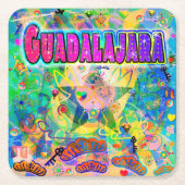 Guadalajara Epoch Hour Achterbaan Kartonnen Onderzetters (Voorkant)