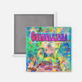 Guadalajara Epoch uur magneet (Voorkant / Achterkant)