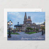 Guadalajara, Jalisco, Plaza de Las Armas Briefkaart (Voorkant / Achterkant)
