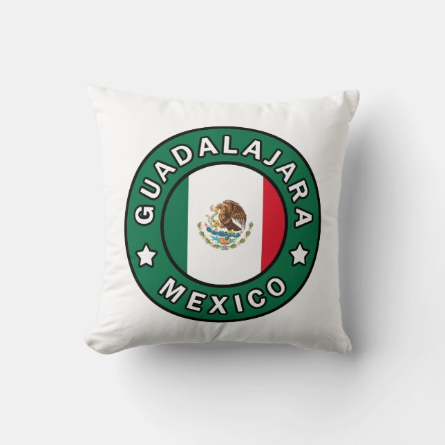 Guadalajara Mexicaanse kloog Kussen (Voorkant)