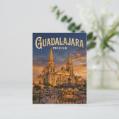 Guadalajara Mexico Briefkaart (Staand voorkant)