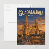 Guadalajara Mexico Briefkaart (Voorkant / Achterkant)
