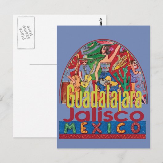 GUADALAJARA Mexico Briefkaart (Voorkant / Achterkant)